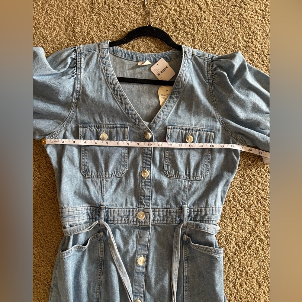 Levi's Bryn Tie-Waist Denim Dress - Picture 10 of 10